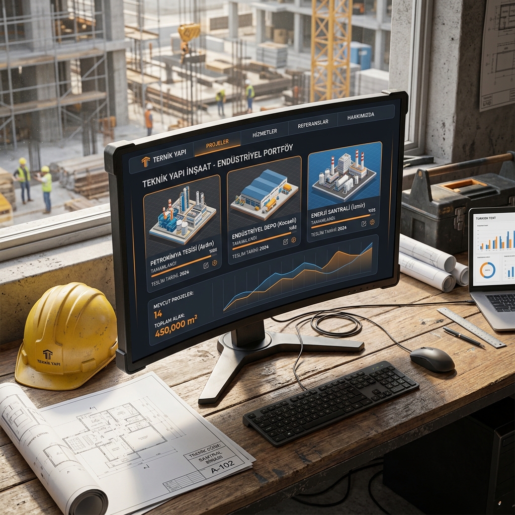 Ä°nÅŸaat FirmasÄ± Web TasarÄ±m | Kurumsal ve B2B Projeler